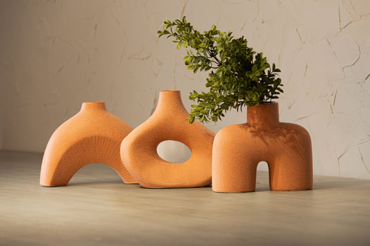 Jarrón Hueco Rústico