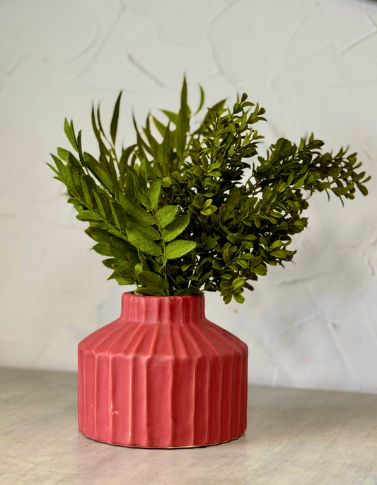 Florero Rustico Red Velvet