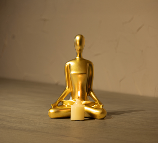 Escultura Mujer Yoga